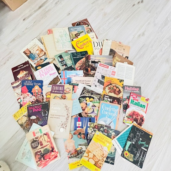 Pillsbury Other - Vintage Cookbook Booklet Lot 35+ Retro Recipe Pamphlets Pillsbury Betty Crocker
